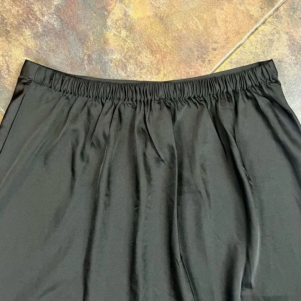 New! NWT J. Crew Women’s Full MIDI Black Skirt Medium